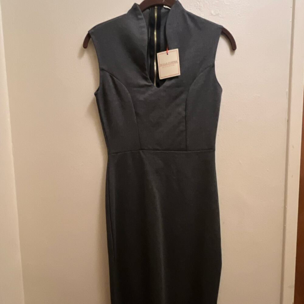 NWT Rolla Coster Dress Size Small Women's Gray Sleeveless 97% Rayon Hand Wash